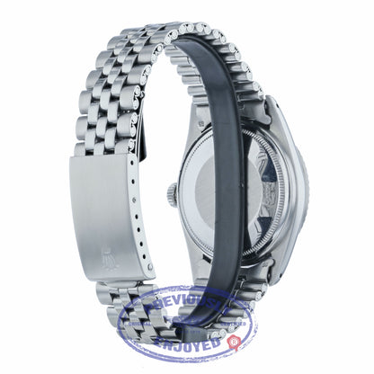 Rolex DateJust Stainless Steel Jubilee Bracelet Silver Index Dial 1601 64M8UQ - Beverly Hills Watch Company