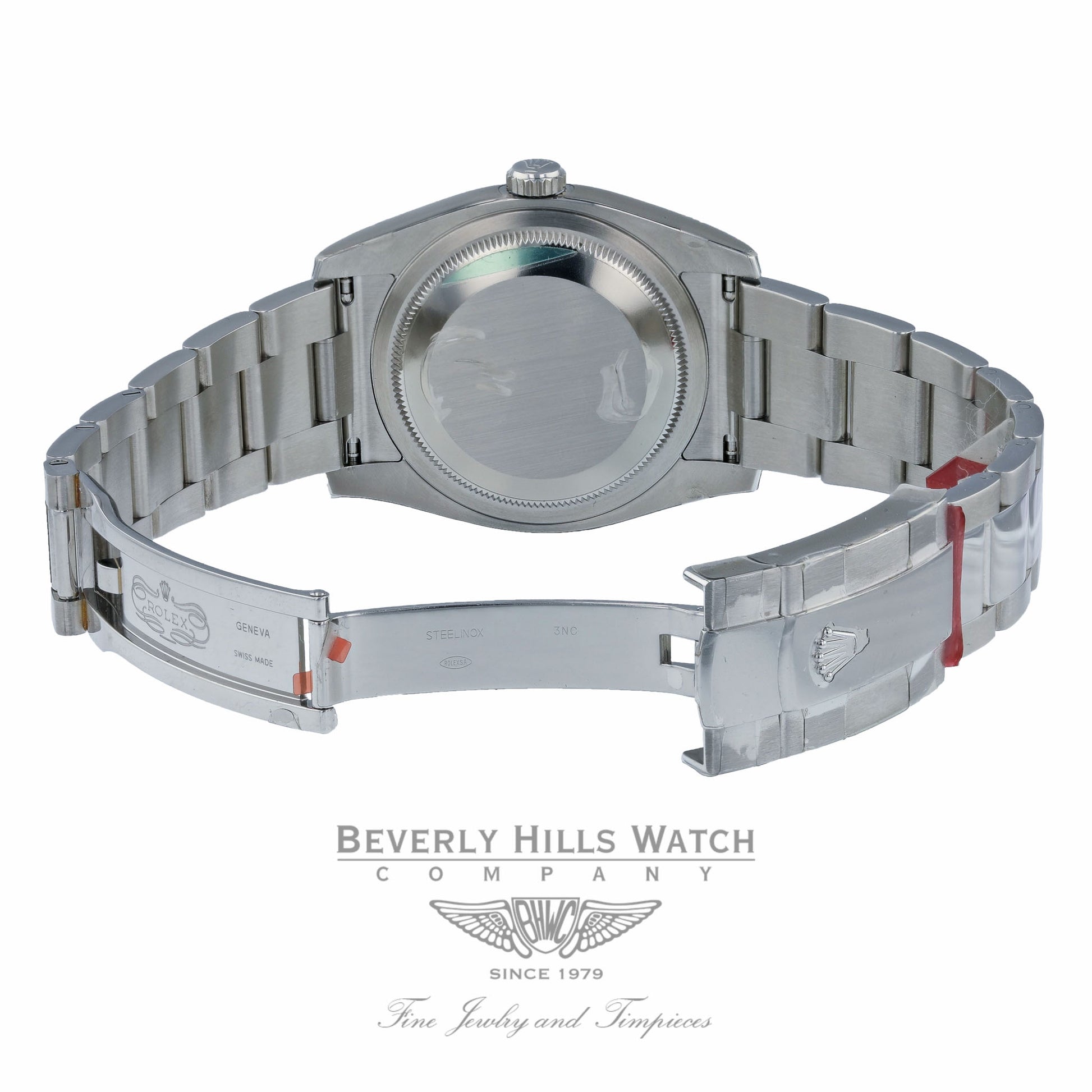 Rolex Datejust 36MM Stainless Steel Domed Bezel Silver Index Dial 116200 446QJX - Beverly Hills Watch Company Watch Store