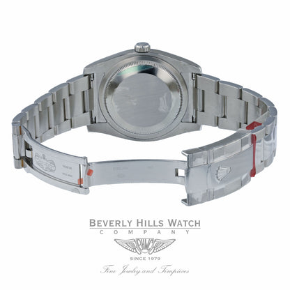Rolex Datejust 36MM Stainless Steel Domed Bezel Silver Index Dial 116200 446QJX - Beverly Hills Watch Company Watch Store