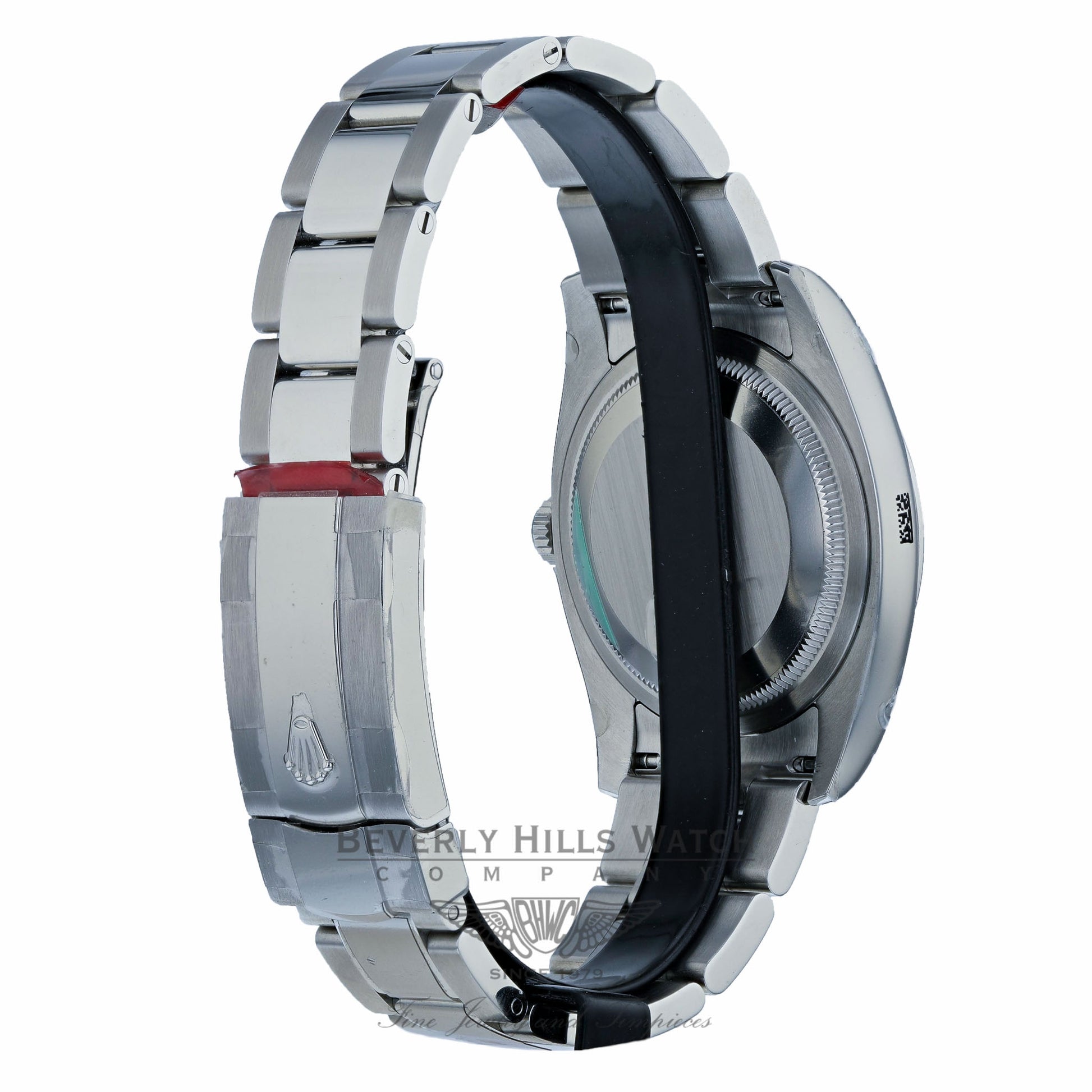 Rolex Datejust 36MM Stainless Steel Domed Bezel Silver Index Dial 116200 446QJX - Beverly Hills Watch Company Watch Store