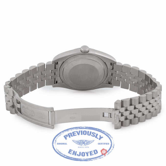 Rolex Datejust 36mm Silver Index Domed Jubilee bracelet Stainless Steel 116200 5DJ2KF - Beverly Hills Watch Company