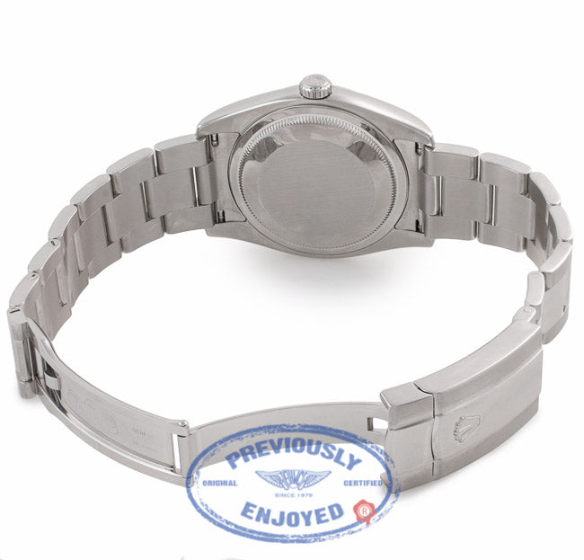 Rolex Datejust Stainless Steel 36mm Oyster Bracelet Domed Bezel Rhodium Roman Dial Watch 116200 WR7KP6  - Beverly Hills Watch Company Watch Store