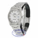 Rolex Datejust 36mm Stainless Steel White Dial Silver Roman Numerals 18k White Gold Fluted Bezel Oyster Bracelet 16234 4V6A77 - Beverly Hills Watch