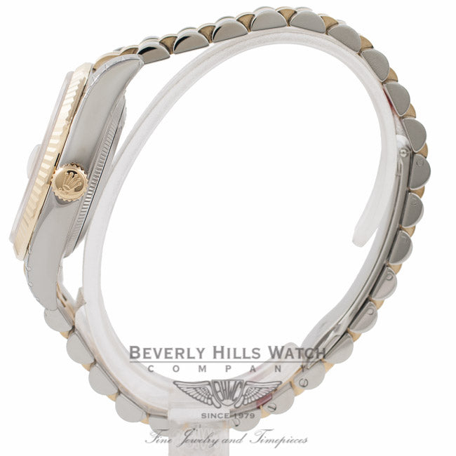 Rolex Datejust 36MM 18K Yellow Gold Stainless Steel 18k Yellow Gold Fluted Bezel Champagne Dial 116233 HFF4NZ - Beverly Hills Watch Company
