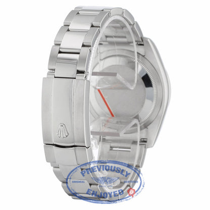 Rolex Datejust 36mm Stainless Steel Oyster Bracelet Mother of Pearl Diamond Dial Diamond Bezel 116244 - Beverly Hills Watch