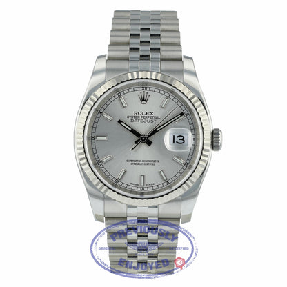 Rolex DateJust Stainless Steel Jubilee Bracelet 116234 2DDD62 - Beverly Hills Watch Company