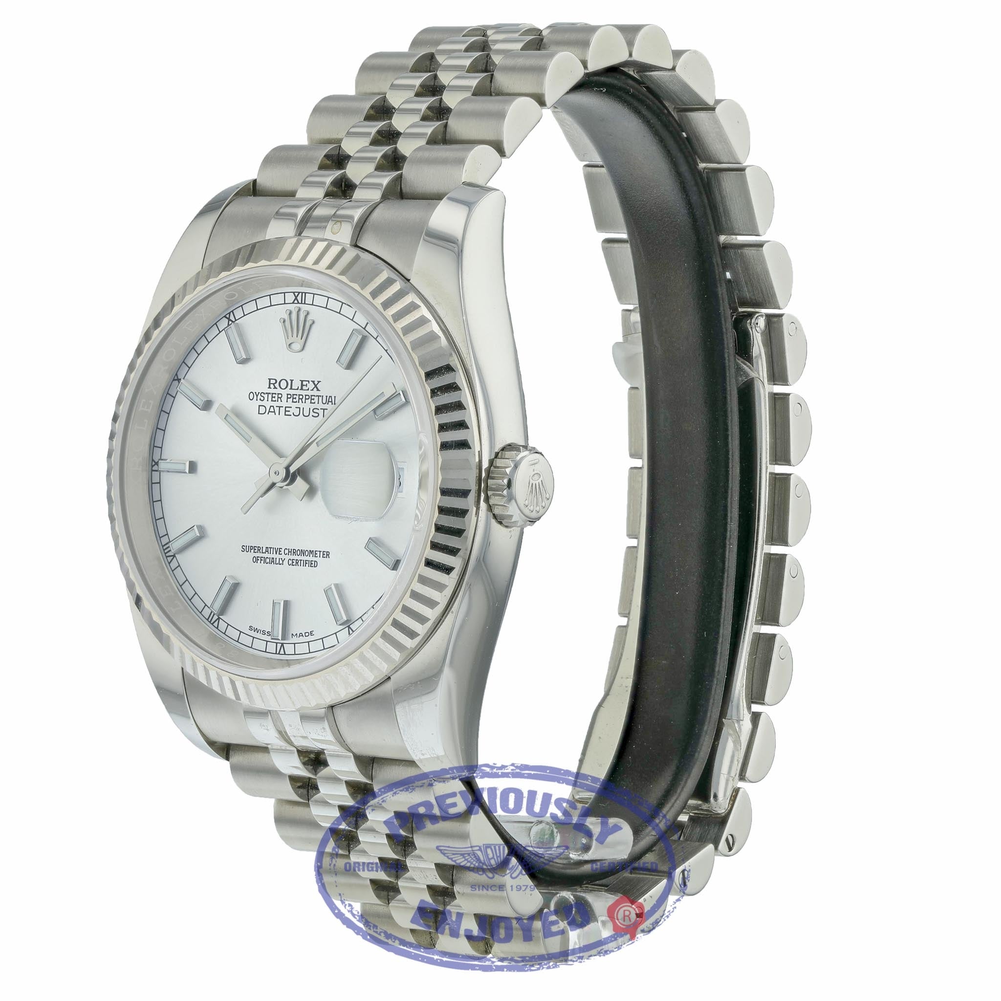 Rolex DateJust Stainless Steel Jubilee Bracelet 116234 - Beverly