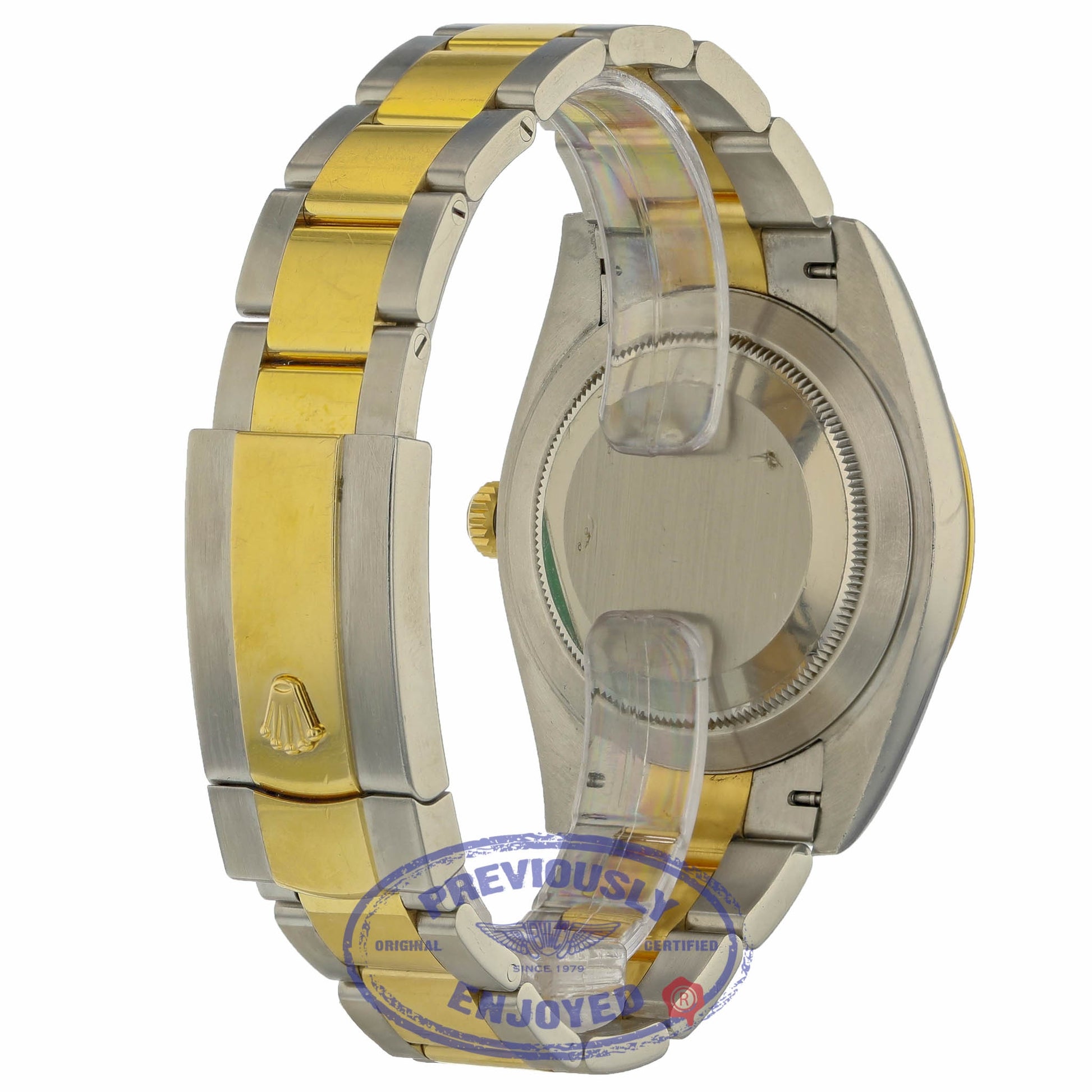 Rolex Datejust 41mm Stainless Steel 18k Yellow Gold Black Dial 126333 CMWC6N - Beverly Hills Watch