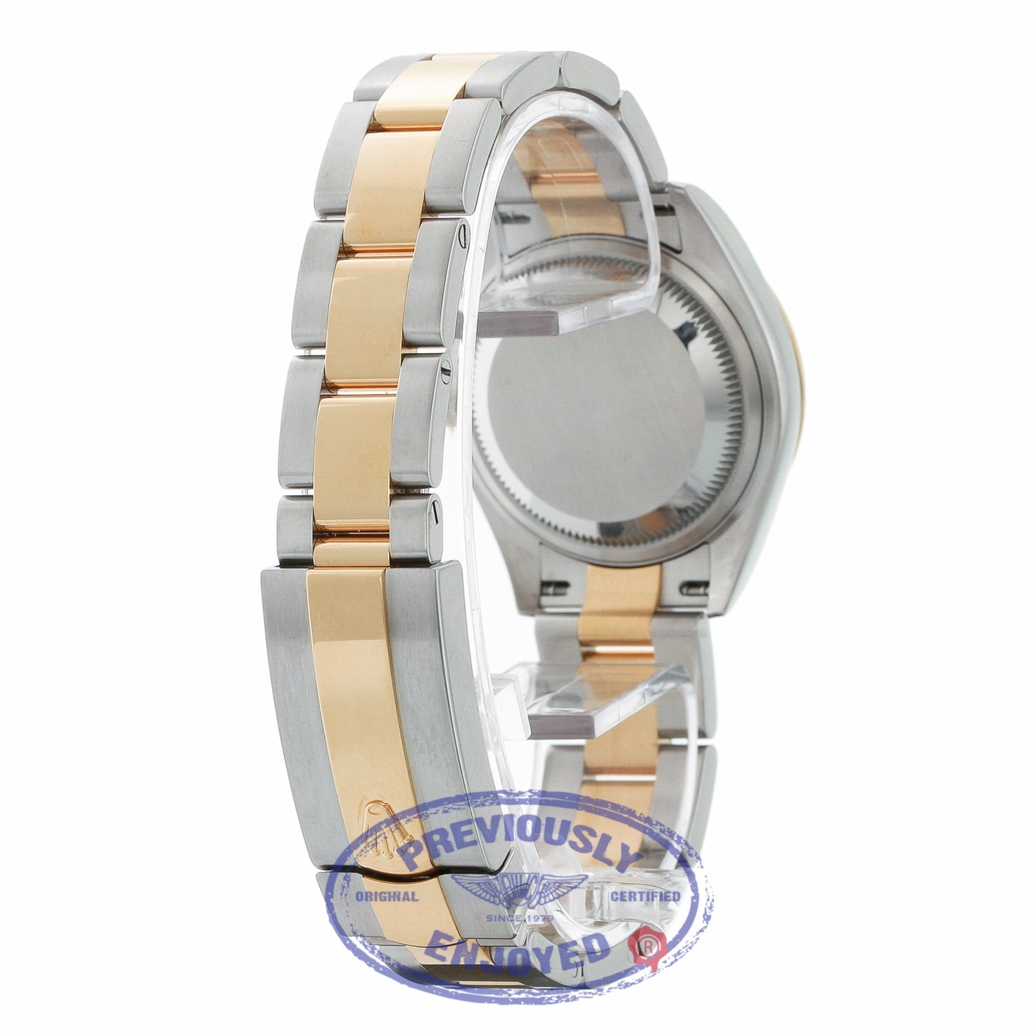 Rolex Datejust 28mm Stainless Steel 18k Yellow Gold Silver Dial Yellow Gold Roman Numerals 279173 ZMTL9J - Beverly Hills Watch