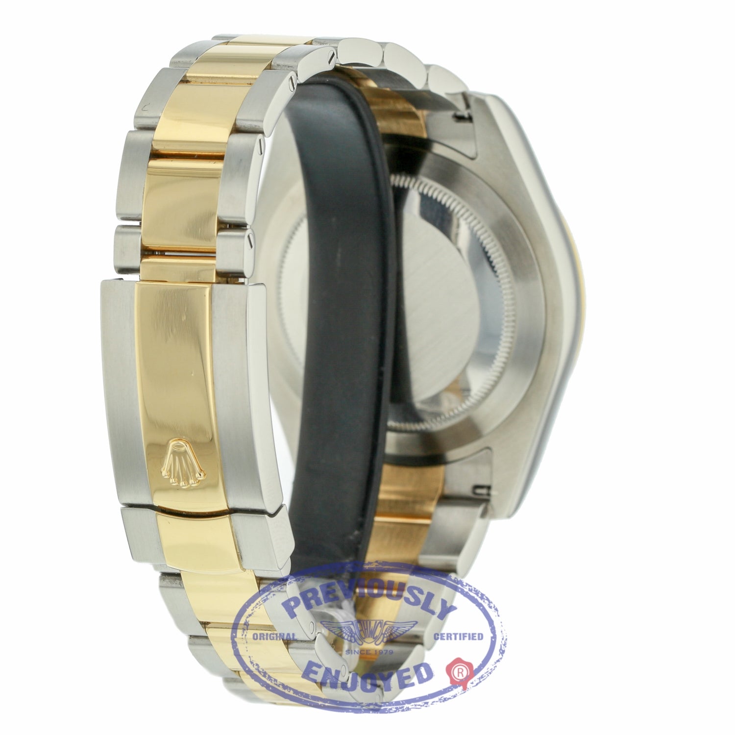 Rolex Datejust II 41mm Champagne Diamond Dial Stainless Steel Yellow Gold Oyster Bracelet 116333 AP2R4R - Beverly Hills Watch Company