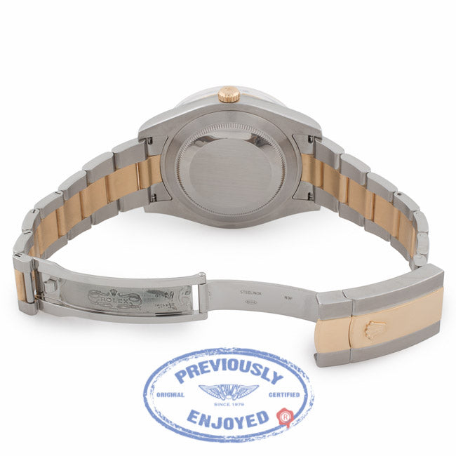 Rolex Datejust II 41mm Stainless Steel and Yellow Gold Slate Roman Dial Watch 116333 - NPFKA4 - Beverly Hills Watch Company