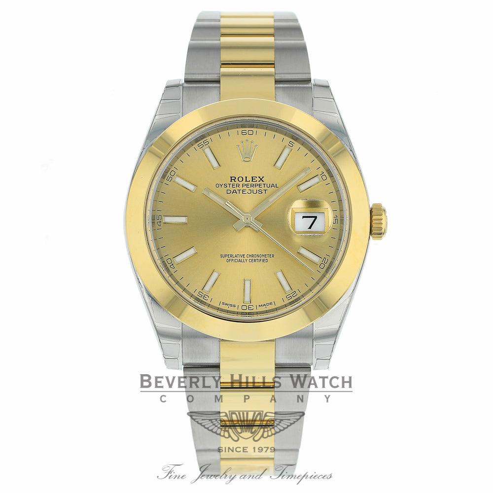 Rolex Datejust II 41mm Domed Bezel Yellow Gold 126303 39X66C - Beverly Hills Watch