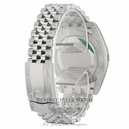 Rolex Datejust II 41mm 18k White Gold Fluted Bezel Stainless Steel Jubilee Bracelet 126334 DRQCHX - Beverly Hills Watch