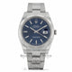 Rolex Datejust II 41mm 18k White Gold Blue Index Hour Markers Stainless Steel Oyster Bracelet 126334 CNK9KQ - Beverly Hills Watch