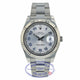 Rolex Datejust II 41mm White Gold Fluted Bezel Stainless Steel Silver Arabic Dial 116334 FFEVRJ- Beverly Hills Watch