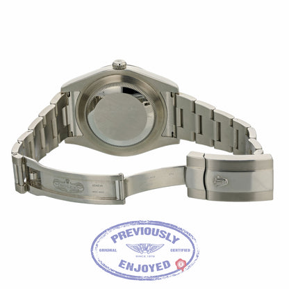 Rolex DateJust II Stainless Steel 41mm White Stick Dial 116300 662X05 - Beverly Hills Wath Company