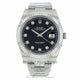 Rolex Datejust 41mm Stainless Steel 18k White Gold Fluted Bezel 126334 9U3ECE - Beverly Hills Watch