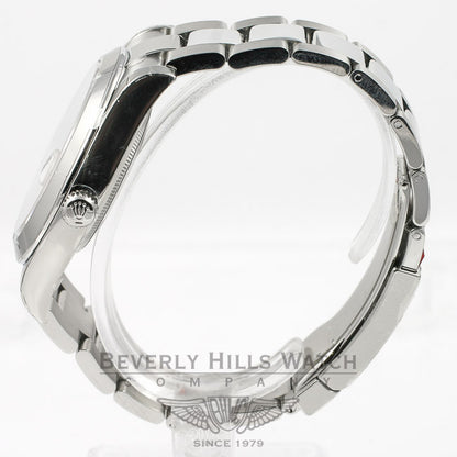Rolex Datejust II 41mm Stainless Steel Oyster Bracelet Smooth Bezel Silver Stick Dial Watch 16300 Beverly Hills Watch Company Watches