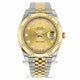 Rolex Datejust 41mm Steel and Yellow Gold Champagne Diamond Dial Jubilee Bracelet