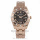 Rolex Masterpiece Datejust Special Edition 34MM 18k Rose Gold Diamond Bezel Chocolate Diamond Roman IV Dial 81315 IRRPUA - Beverly Hills Watch Company Watch Store
