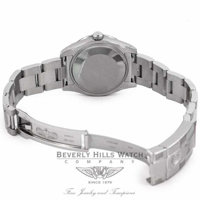 Rolex DateJust 18k White Gold Diamond Bezel Pink Mother of Pearl 31MM 178384 - Beverly Hills Watch Company Watch Store