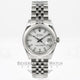 Rolex Datejust 31mm Stainless Steel Jubilee Bracelet Fluted Bezel White Stick Dial Watch 178274 If you are looking for a Luxury Watch Store in Beverly Hills, come and see us at Beverly Hills Watch Company