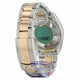 Rolex Datejust Thunderbird 36mm Rose Gold and Stainless Steel Turnograph Bezel Oyster Bracelet Silver Stick Dial 116261 52A5VH - Beverly Hills Watch