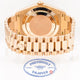 Rolex President Day Date II Everose Gold President Bracelet Fluted Bezel Bronze Wave Arabic Dial 41mm Watch 218235 Beverly Hills Watch Company Watch Store
