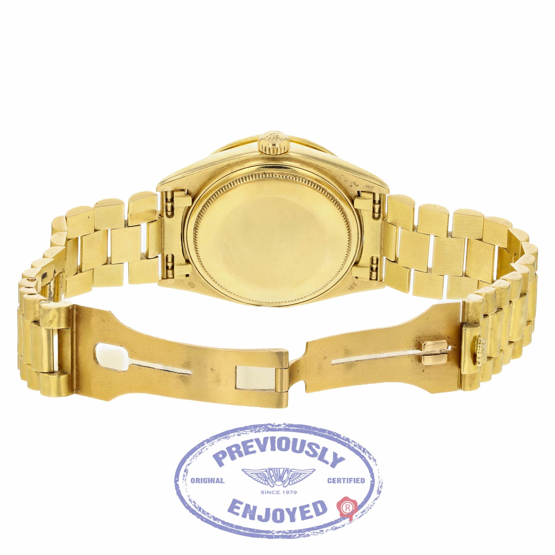 Rolex Day-Date President 18k Yellow Gold 36MM 18038 WXAAUD - Beverly Hills Watch Company