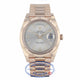 Rolex Day-Date 40mm President Everose Sundust Stripe Dial 228235 - Beverly Hills Watch