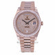 Rolex Day-Date 40mm Everose Gold President Pave Diamond Dial 228345RBR W72PQ5 - Beverly Hills Watch