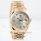 Rolex Day Date 18K Rose Gold President Bracelet Silver Diamond Dial Watch 118205 Beverly Hills Watch Company Watches