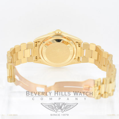 Rolex Pearlmaster 18K Yellow Gold Diamond Bezel Diamond Dial Ladies Watch 80298 Beverly Hills Watch Company Watches