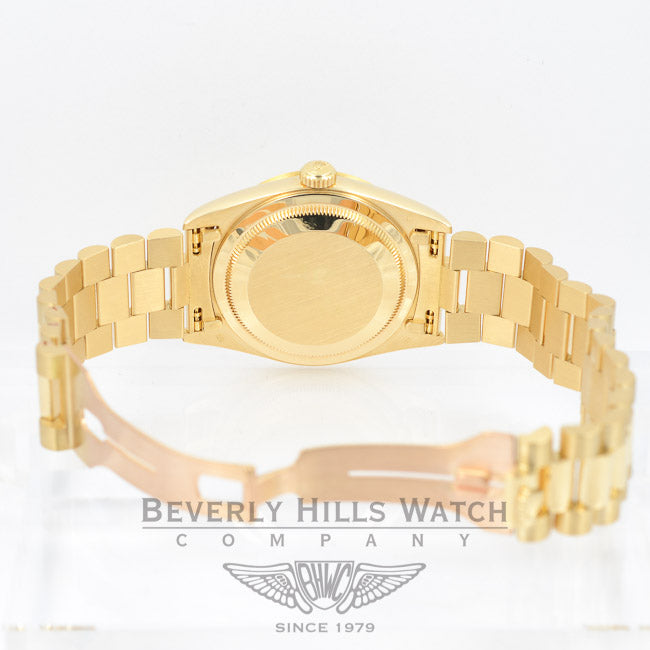 Rolex Day-Date President Gold Mens Watches 18238 Beverly Hills Watch Company