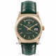 Rolex Day-Date President 36MM 18K Yellow Gold Green Dial Alligator Strap 118138 L6NWJW - Beverly Hills Watch Store