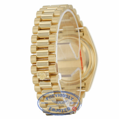 Rolex Day-Date President 18k Yellow Gold 36MM 18038 PDWW8Z - Beverly Hills Watch Company