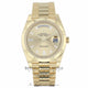Rolex Day-Date President 40MM Yellow Gold Fluted Bezel Champagne Dial Diamond Markings 228238 8JJZYY - Beverly Hills Watch Company Watch Store