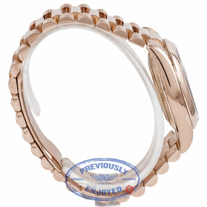 Rolex Day-Date President 18k Rose Gold Pink Champagne Dial 118205 Q3CZBH - Beverly Hills Watch Company Watch Store