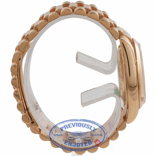 Rolex Day-Date Oyster Perpetual 18k Rose Gold 36MM 118205 2JUHW0 - Beverly Hills Watch Company Watch Store