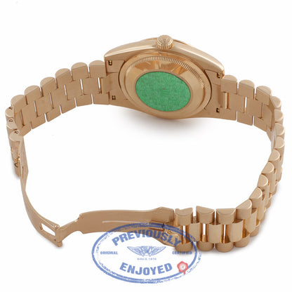 Rolex Day-Date Oyster Perpetual 18k Rose Gold 36MM 118205 2JUHW0 - Beverly Hills Watch Company Watch Store