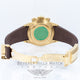 Rolex Daytona 18k Yellow Gold Case Brown Rubber B Strap Gold Deployment Buckle 16518 Beverly Hills Watch Company Watches