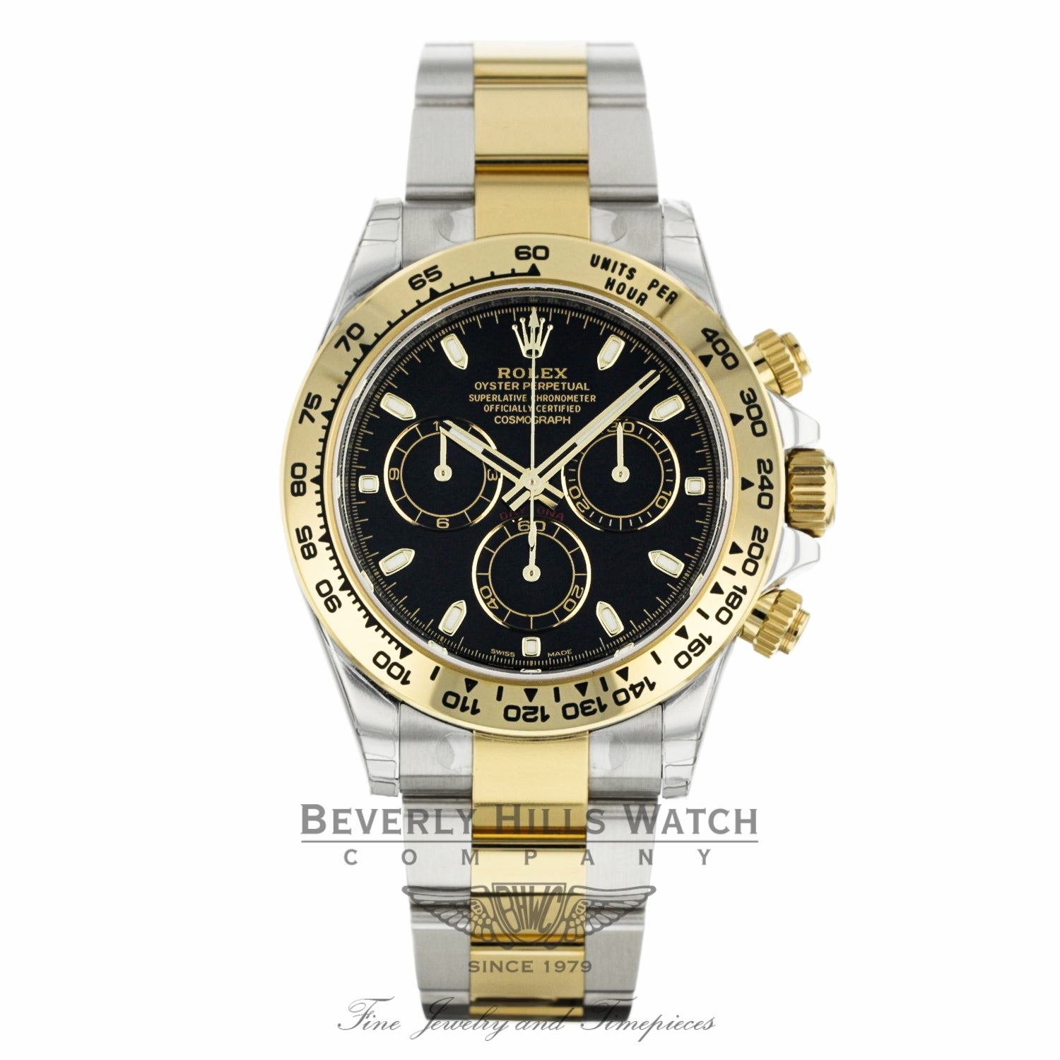 Rolex Cosmograph Daytona 40mm Stainless Steel 18K Yellow Gold Oyster 2017 Edition 116503 99X9N2 - Beverly Hills Watch