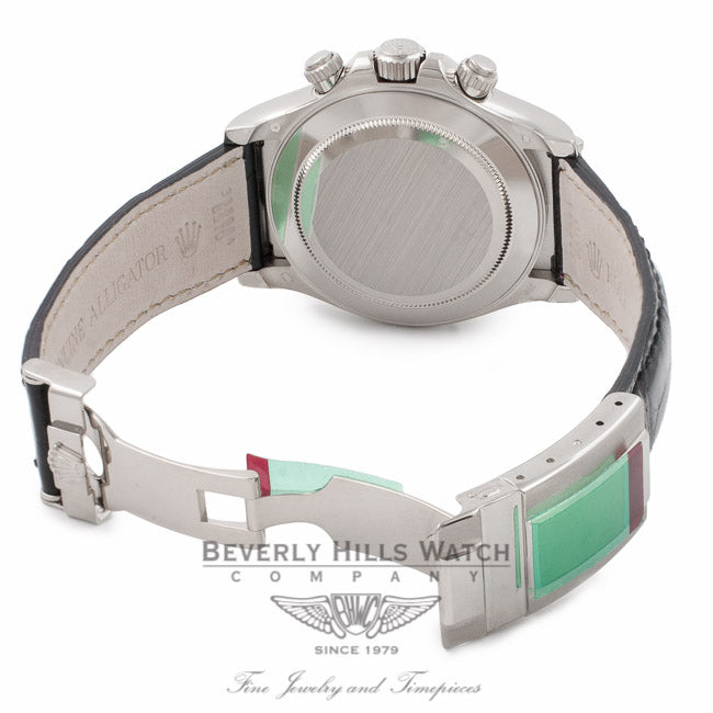 Rolex Daytona 40MM 18K White Gold Diamond Bezel 116599 WPNDCN - Beverly Hills Watch Store