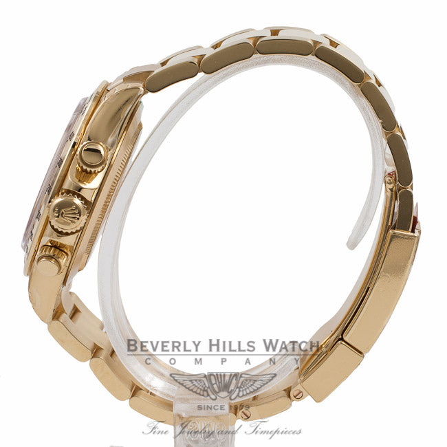 Rolex Daytona Chronograph 18K Yellow Gold 116528 RK08NQ - Beverly Hills Watch Company