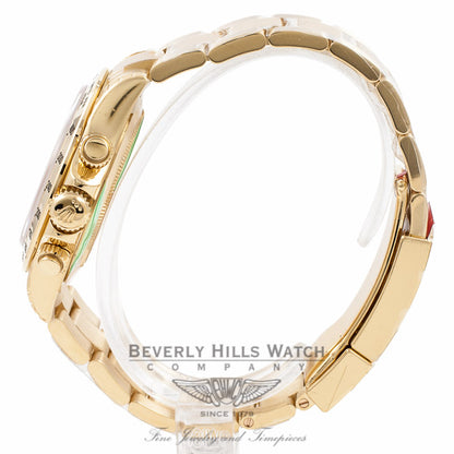 Rolex Daytona 18k Yellow Gold Black Diamond Dial 40MM 116528 TMRD4D - Beverly Hills Watch Company Watch Store