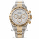 Rolex Daytona Yellow Gold Stainless Steel White Dial 116523 19JKF6 - Beverly Hills Watch Company Watch Store