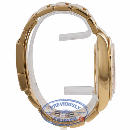Rolex Daytona 40MM 18k Yellow Gold Yellow Mother of Pearl Dial 116528 L56ZR9 - Beverly Hills Watch Store