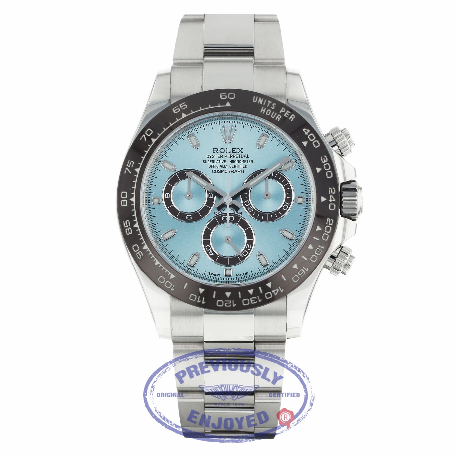 Rolex Daytona 40MM Platinum Anniversary Edition Chestnut Brown Monobloc Cerachrom Bezel 116506 111111 - Beverly Hills Watch Company