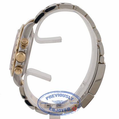 Rolex Daytona 40mm 18k Yellow Gold Stainless Steel Champagne Dial Oyster Bracelet  116523  F18R3Z - Beverly Hills Watch Company