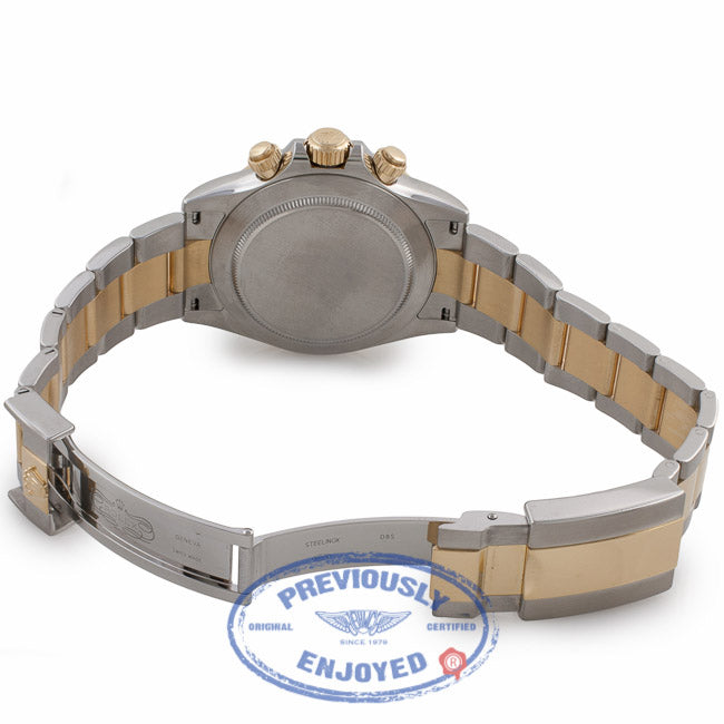 Rolex Daytona 40mm 18k Yellow Gold Stainless Steel Champagne Dial Oyster Bracelet  116523  F18R3Z - Beverly Hills Watch Company